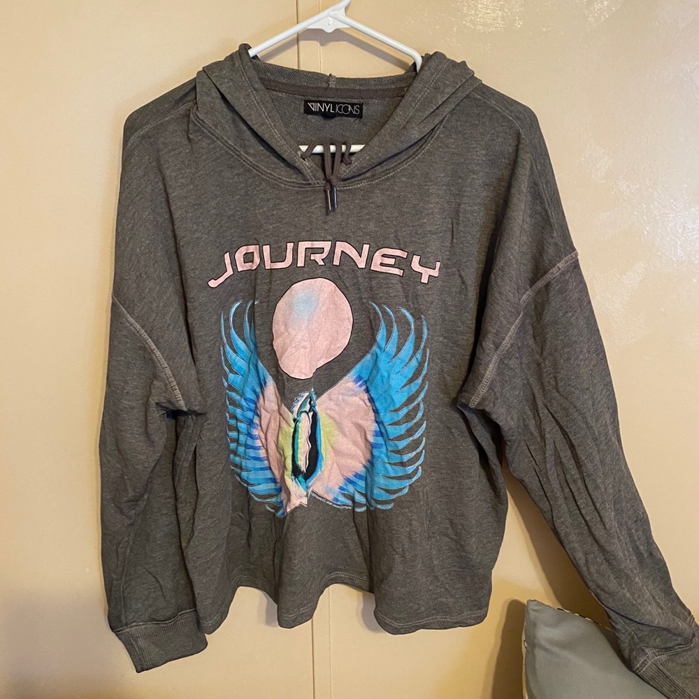 Pullover cropped hoodie